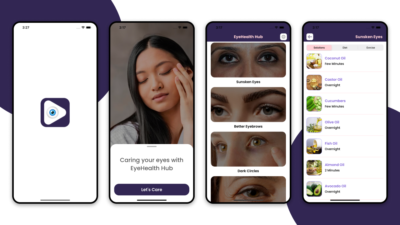 EyeHealth Hub Eye Care iOS App by sahilmoradiya CodeCanyon
